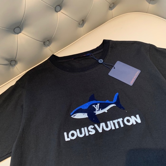 lv Herren Damen T-shirt Kurzarm