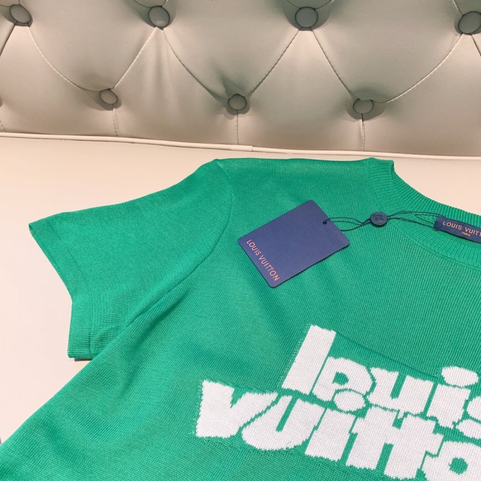 lv Herren Damen T-shirt Kurzarm