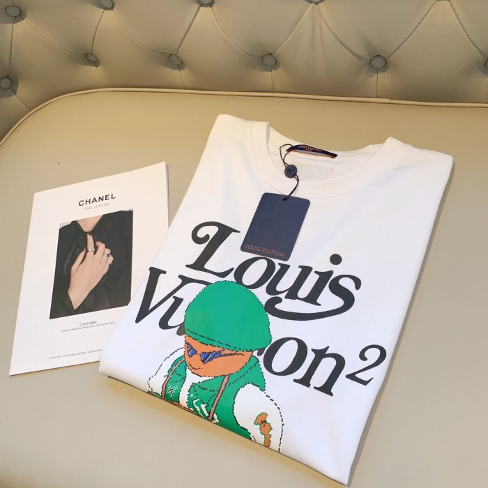 lv Herren Damen T-shirt Kurzarm