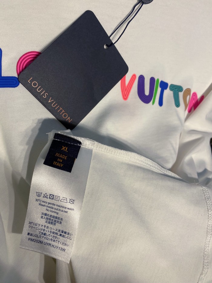 lv Herren Damen T-shirt Kurzarm