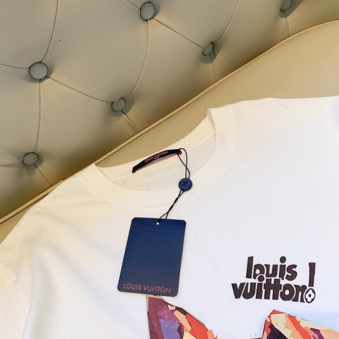lv Herren Damen T-shirt Kurzarm