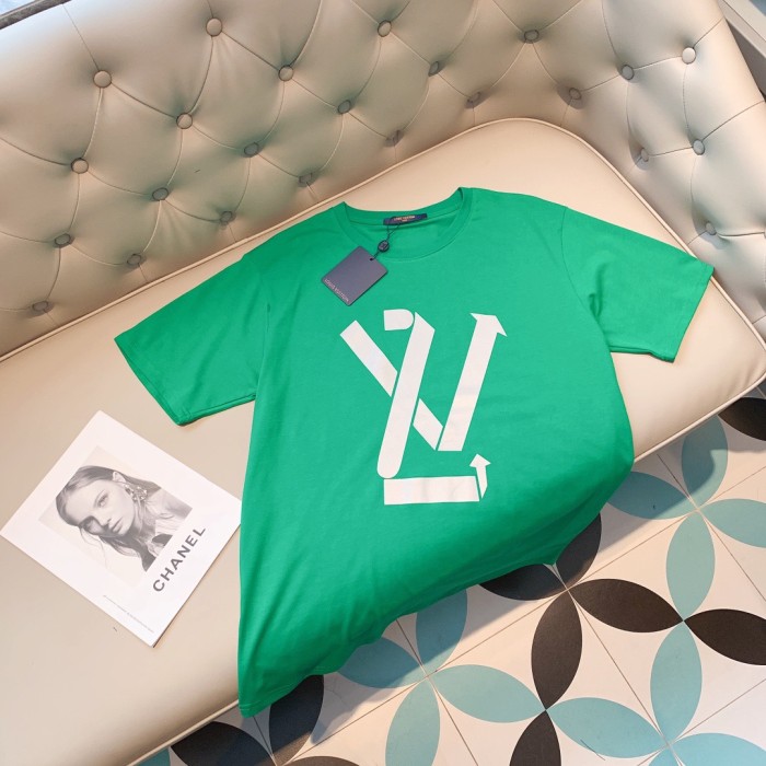 lv Herren Damen T-shirt Kurzarm