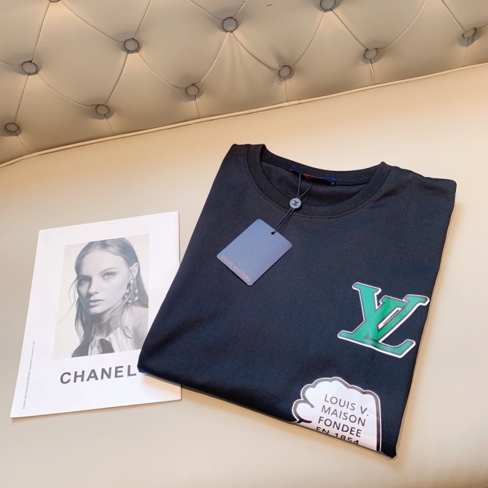 lv Herren Damen T-shirt Kurzarm