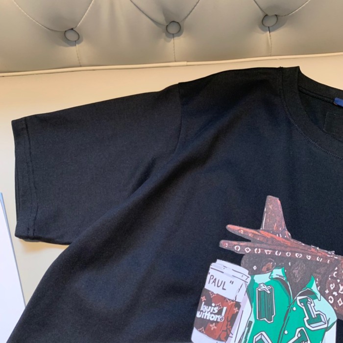 lv Herren Damen T-shirt Kurzarm