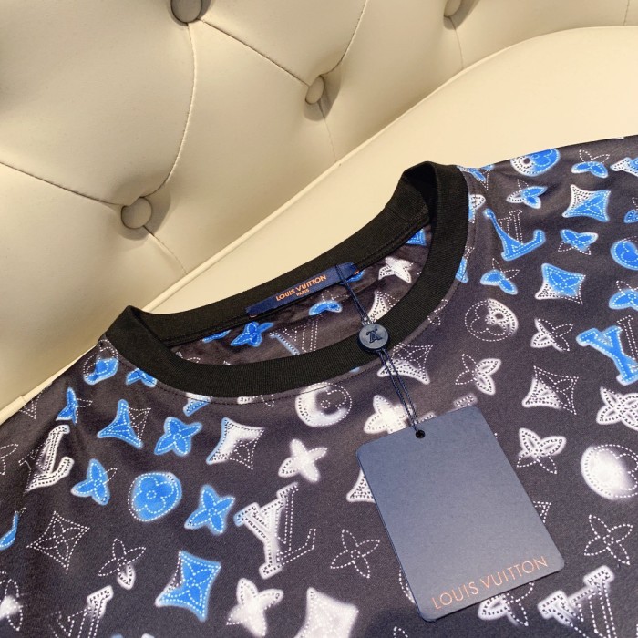 lv Herren Damen T-shirt Kurzarm