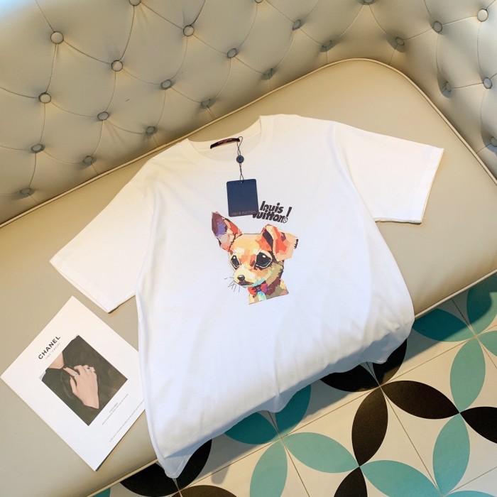 lv Herren Damen T-shirt Kurzarm