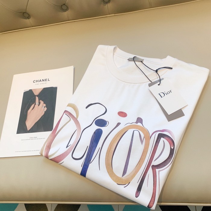 Dior Herren Damen T-shirt Kurzarm