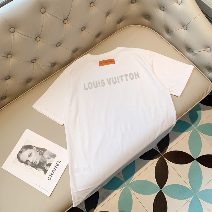 lv Herren Damen T-shirt Kurzarm