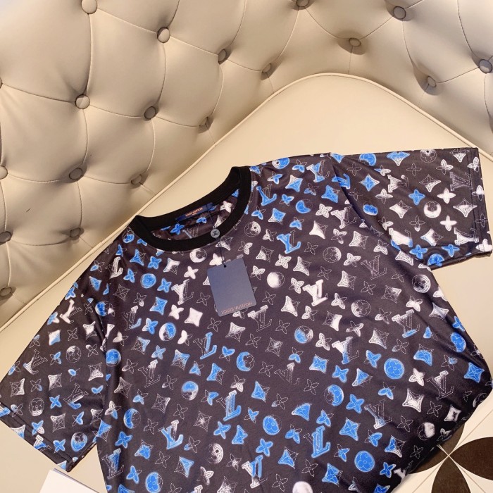 lv Herren Damen T-shirt Kurzarm