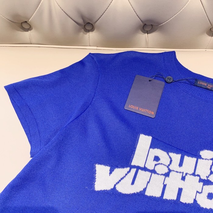 lv Herren Damen T-shirt Kurzarm