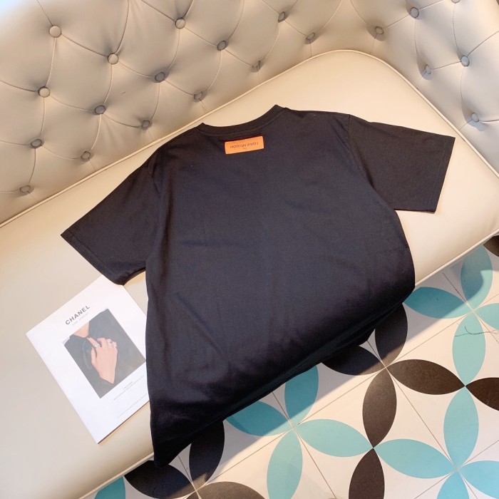 lv Herren Damen T-shirt Kurzarm