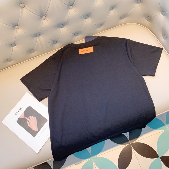 lv Herren Damen T-shirt Kurzarm