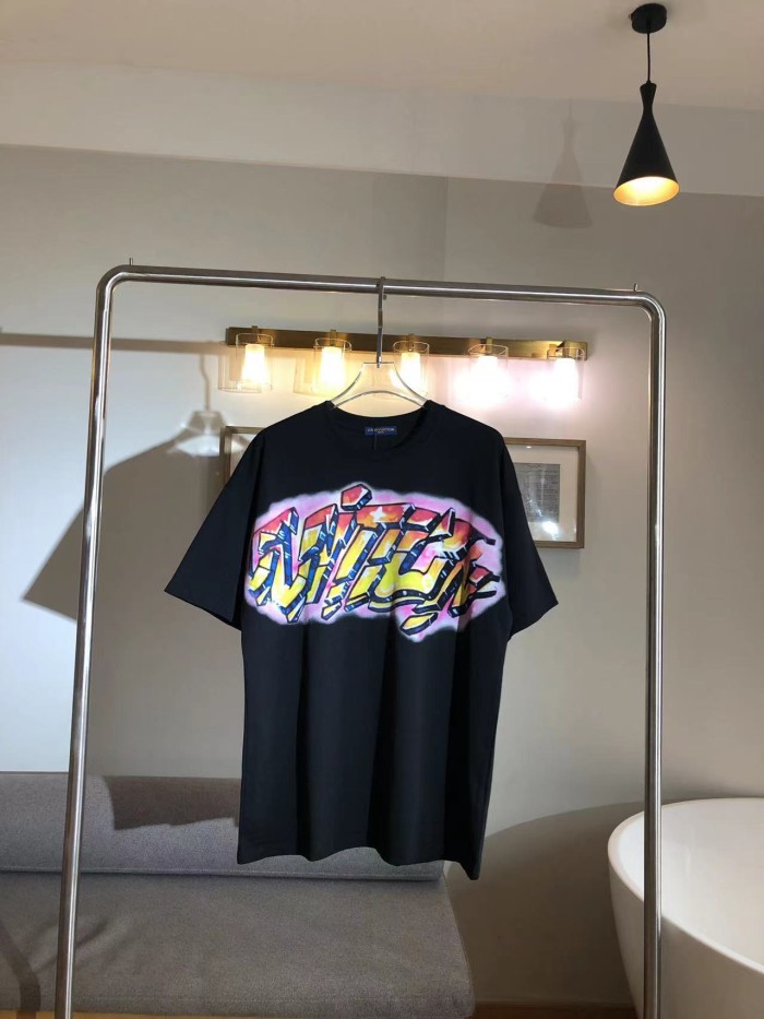 lv Herren Damen T-shirt Kurzarm