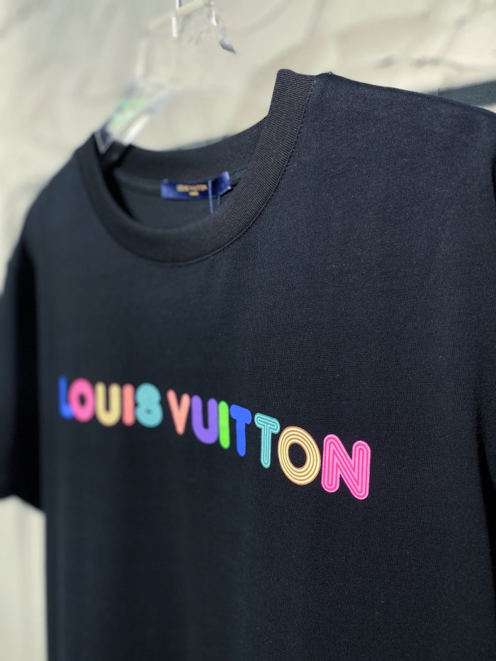 lv Herren Damen T-shirt Kurzarm