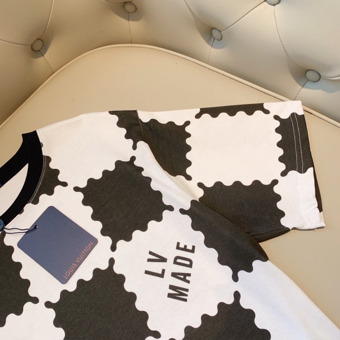 lv Herren Damen T-shirt Kurzarm