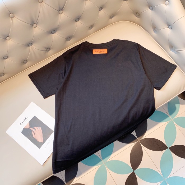 lv Herren Damen T-shirt Kurzarm