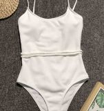 One-Piece Straps Simple Swimwear