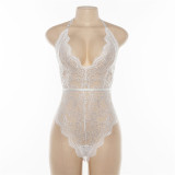 Lace Back Lace Bodysuits