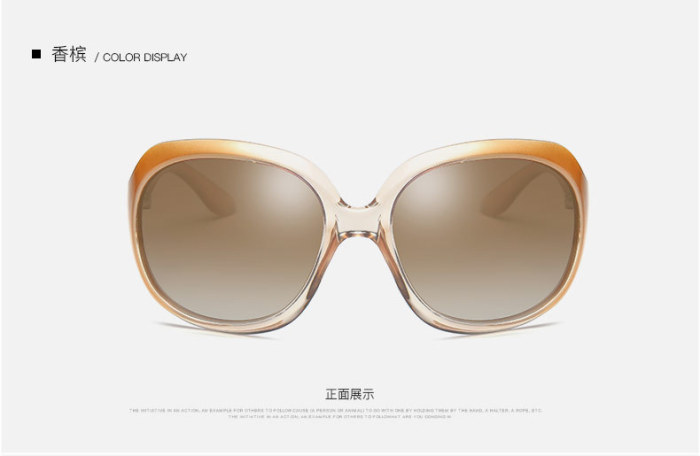 Wholesale women fashion big frame trendy Hilton sunglasses