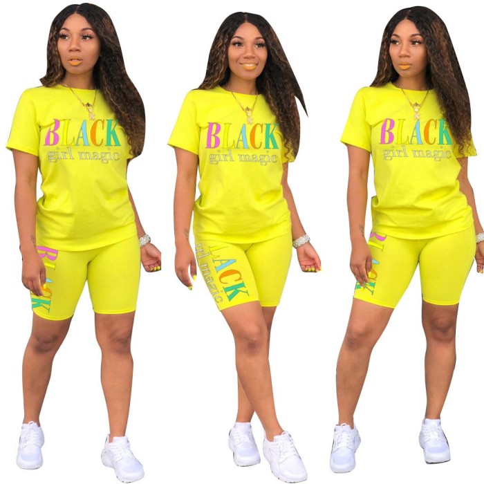 Black girl magic women's two piece Sportswear