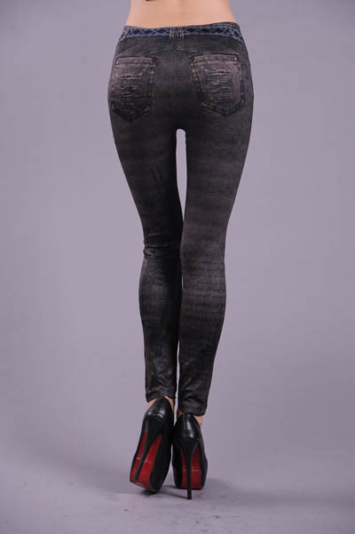 LE5373-1 Black Fashion Legging