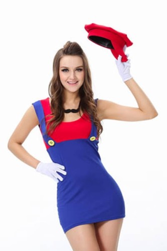 LE8179 Super Mario Costume for Womens