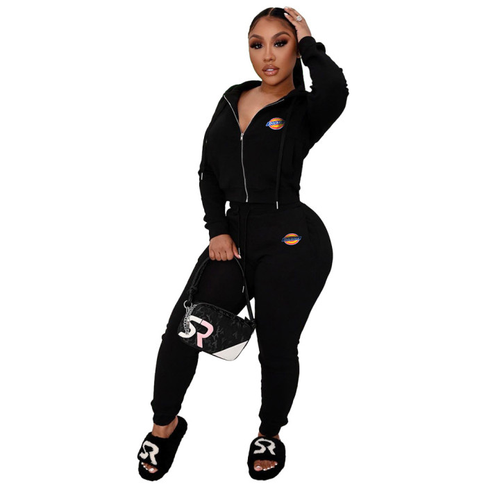 Hoodies Jacket and Sweat Pant 2 Piece Suit