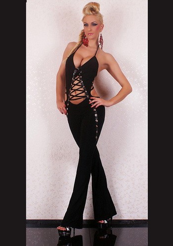 LE0334-2 Sexy GoGo Overall Jumpsuit