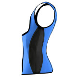 Blue Waist Cincher 4 Steel Bones Underbust Corset