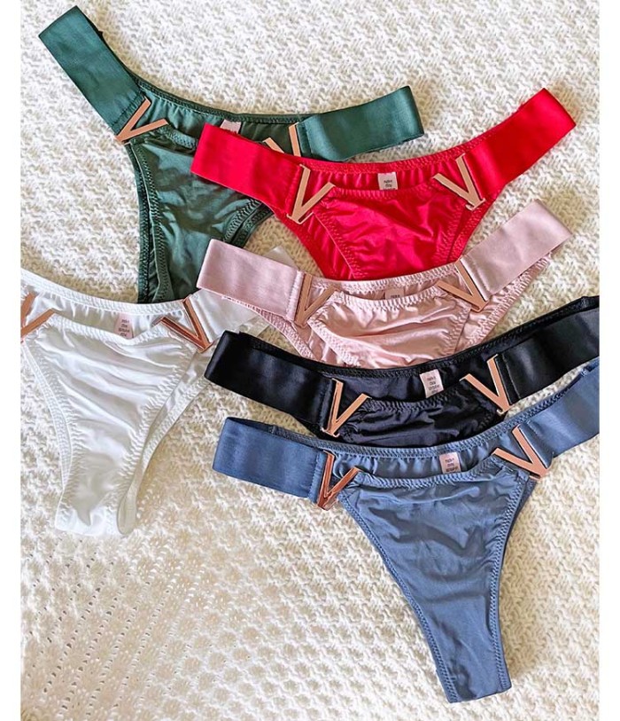 Sexy V-shaped Metal Panties