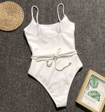 One-Piece Straps Simple Swimwear