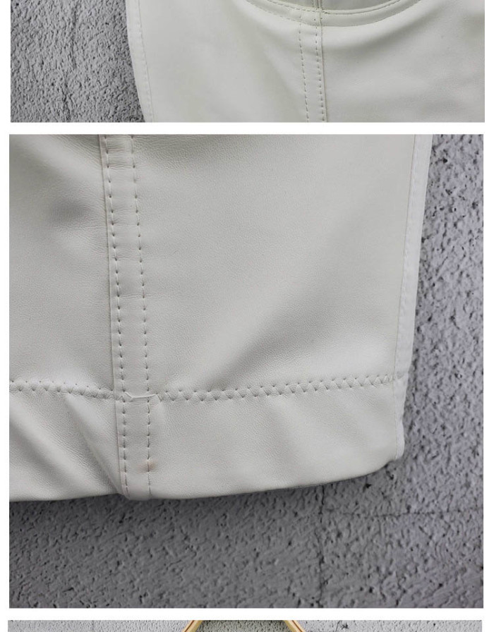 Summer Leather Sling Solid Color Elastic Vest