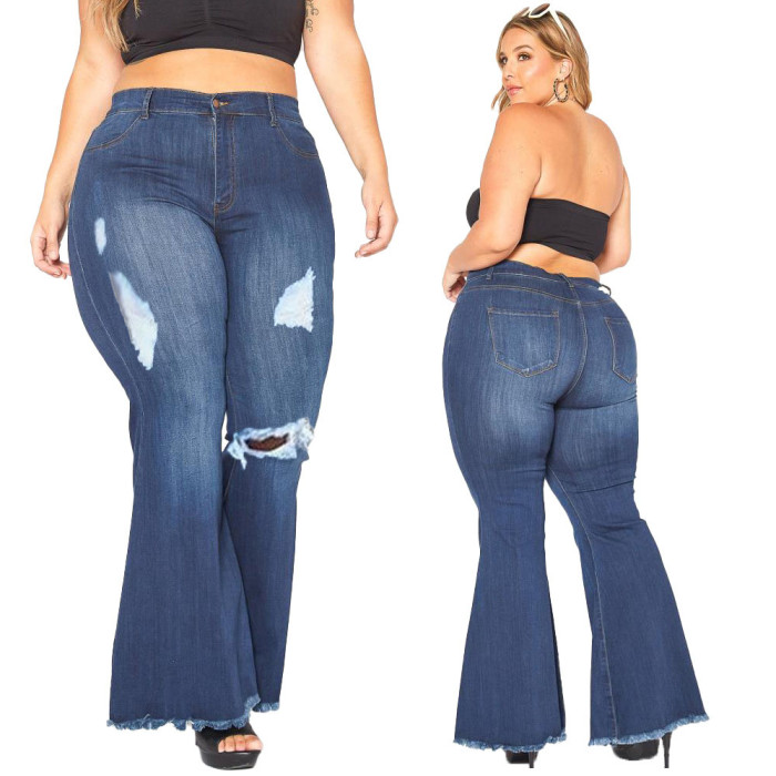 Oversized Women's Flare Pants jeans