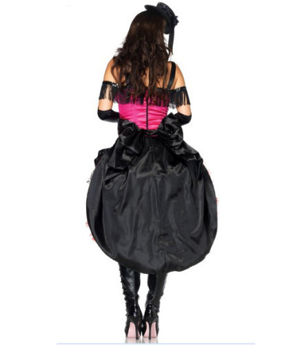 LE8297  Halloween Cabaret tuxedo dress