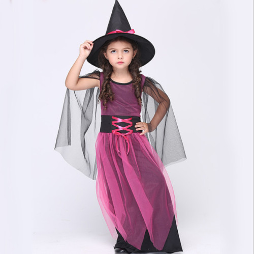 LE8917 Children Cosplay Halloween witch Costumes