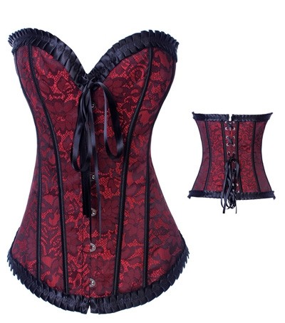 LE1128-2  Sexy Corset With G-string