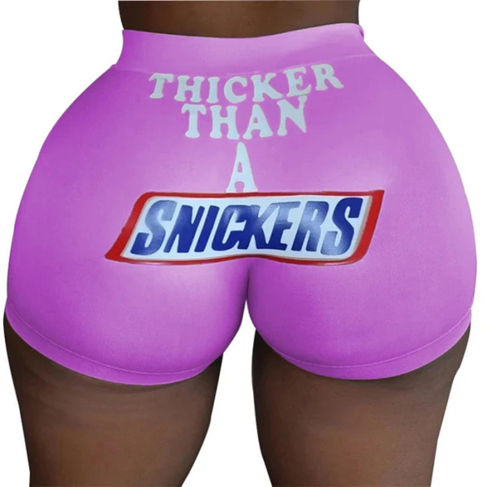 womens thicker than a snickers shorts