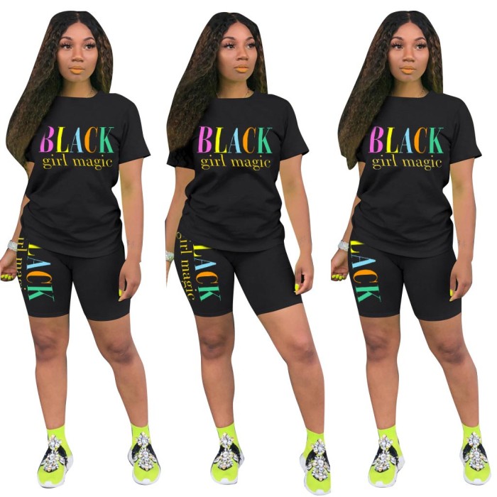 Black girl magic women's two piece Sportswear