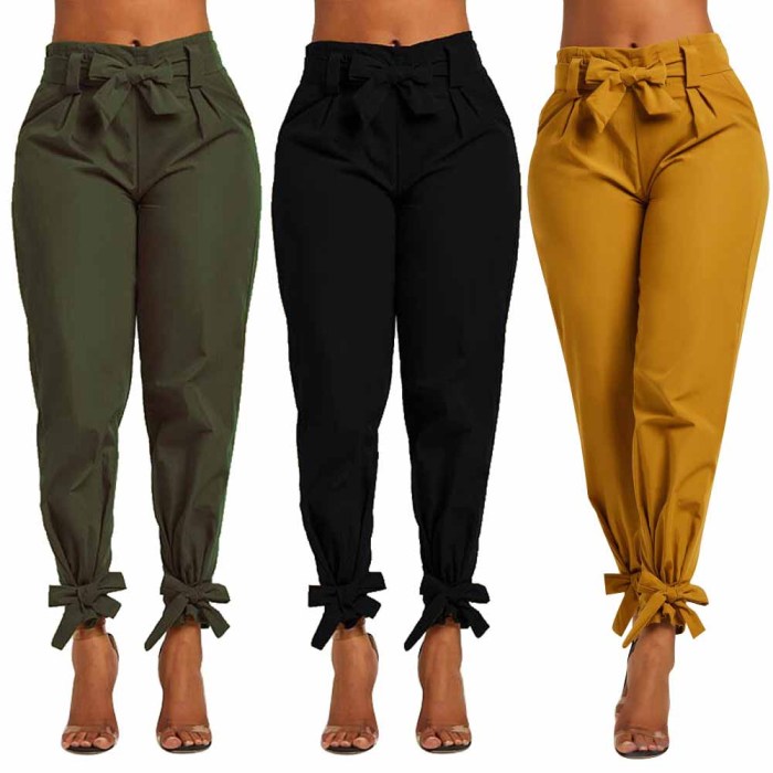 Cotton casual Pants loose trousers