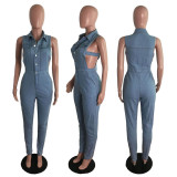 Women Denim Jumpsuit