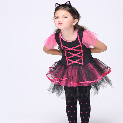 LE8904 Children's Cat costume with ear