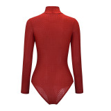 Long Sleeve Mock Neck Bodysuit