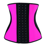 9 Steel Bone Latex Rubber Waist Training Body Shaper LE1007-1