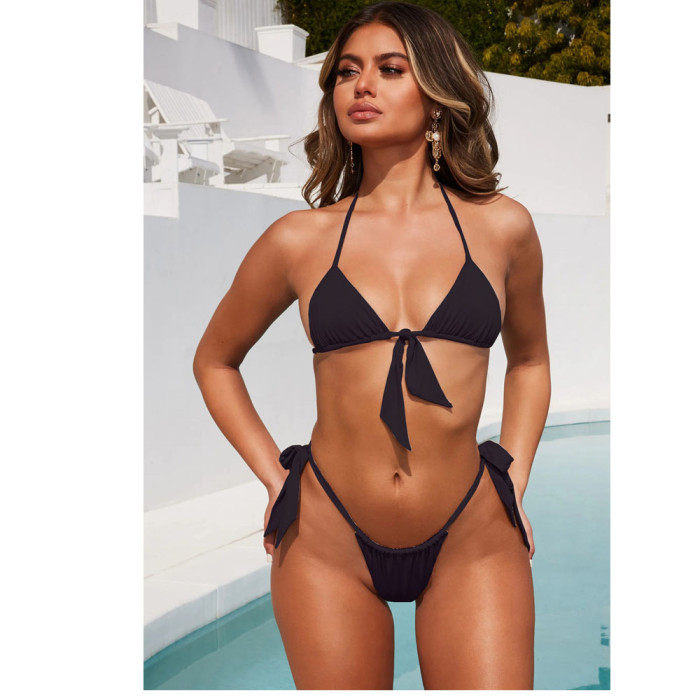 Two-Piece Tied Brazilian Swimwear