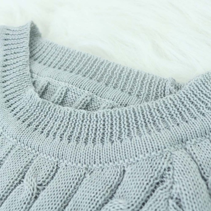 Women Fashion Long Sleeve Sweater Two Piece