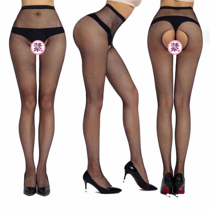 Sexy Open File Pantyhose Net Stockings