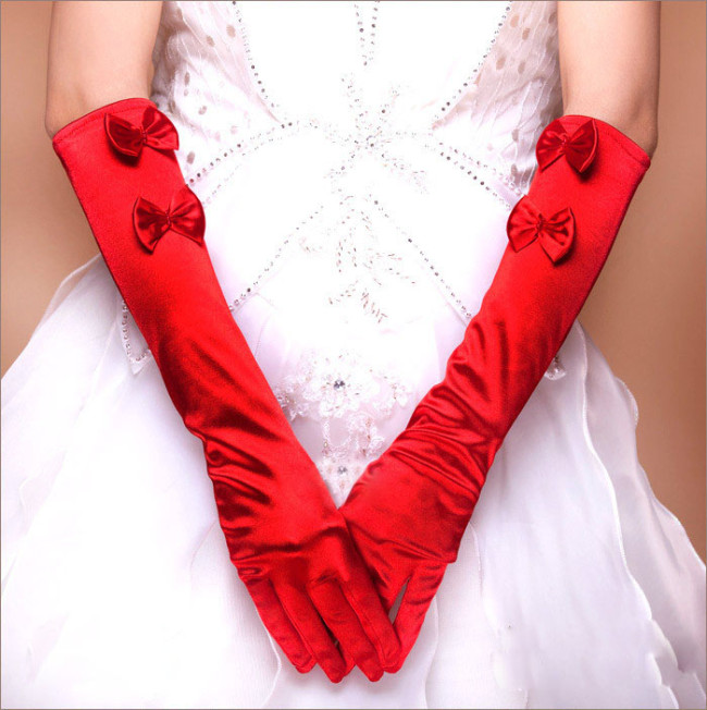 LE3317 Red Wedding Gloves