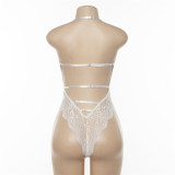 Lace Back Lace Bodysuits