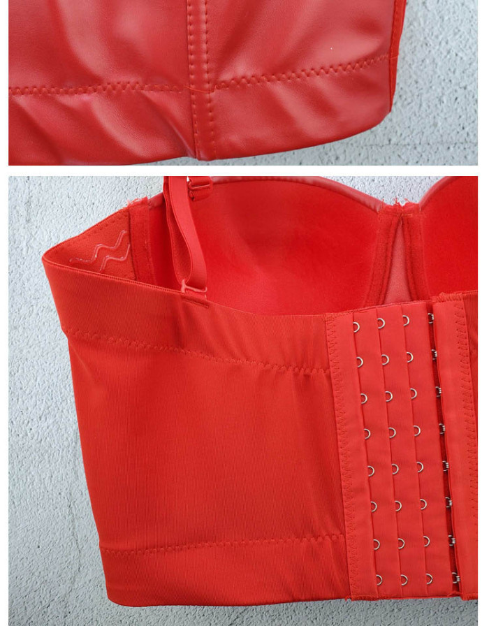 Summer Leather Sling Solid Color Elastic Vest