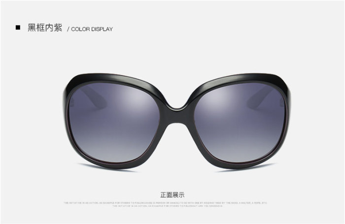 Wholesale women fashion big frame trendy Hilton sunglasses